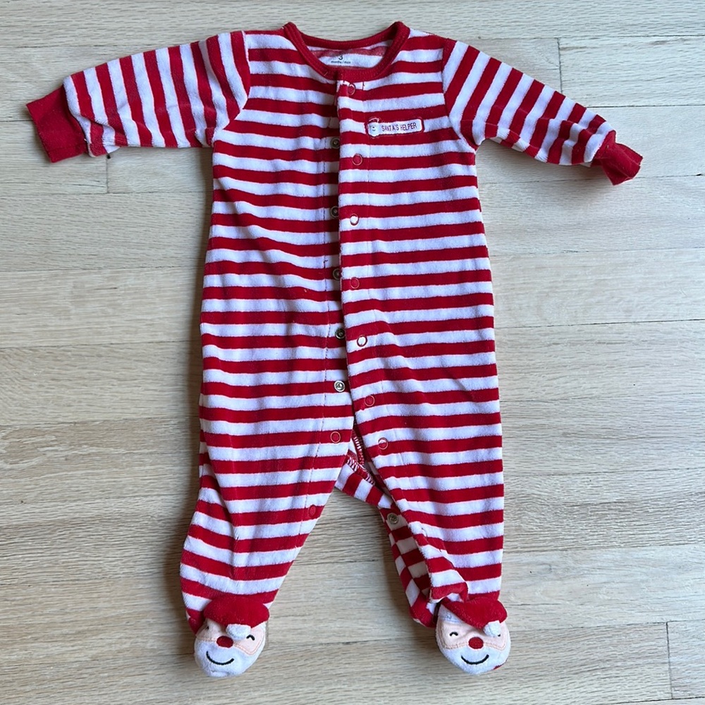 Santa onesie 3M